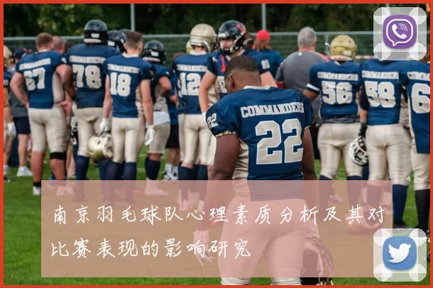 南京羽毛球队心理素质分析及其对比赛表现的影响研究