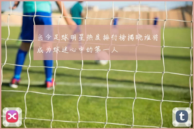 当今足球明星热度排行榜揭晓谁将成为球迷心中的第一人
