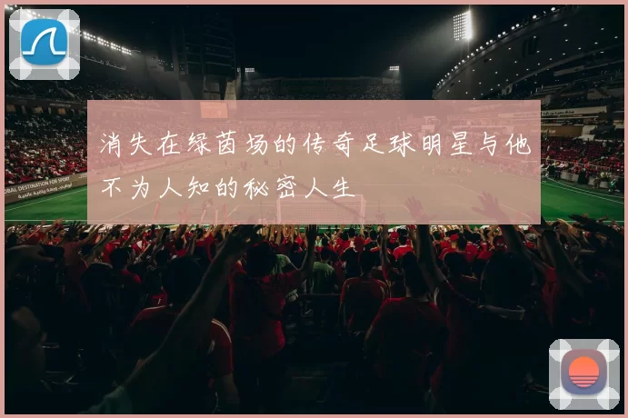 消失在绿茵场的传奇足球明星与他不为人知的秘密人生